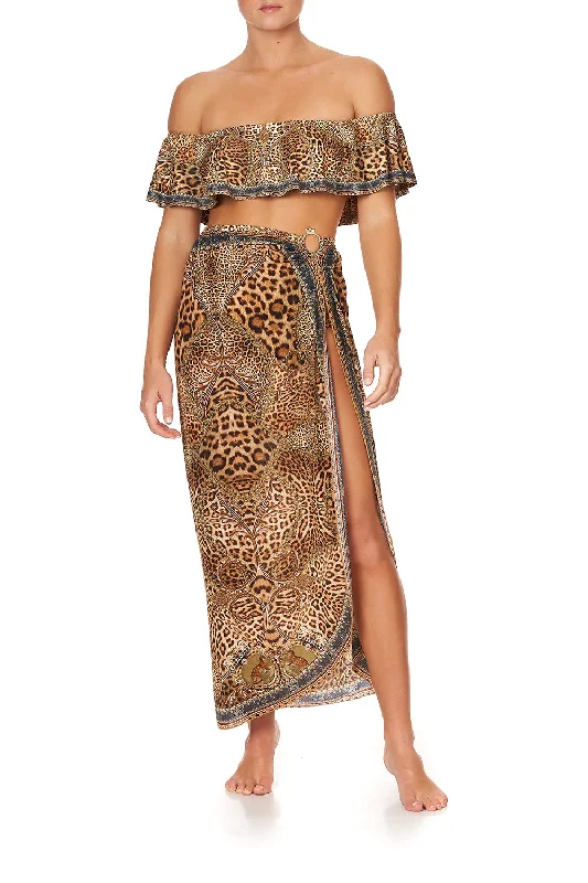 Year-End Clearance RING TRIM LONG SARONG LADY LODGE