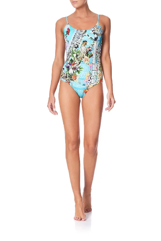 Fantastic Offers ROUND NECK ONE PIECE GIRL FROM ST TROPEZ