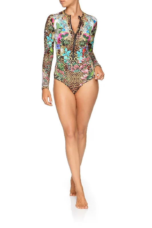 Closeout ZIP FRONT PADDLESUIT CHAMPAGNE COAST