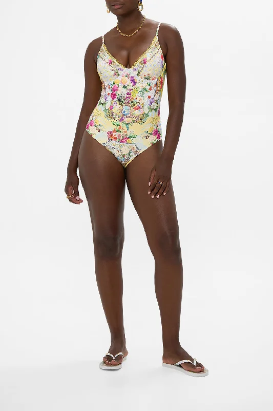 Daily Deals SOFT CUP UNDERWIRE ONE PIECE FLOR FANTÁSTICA
